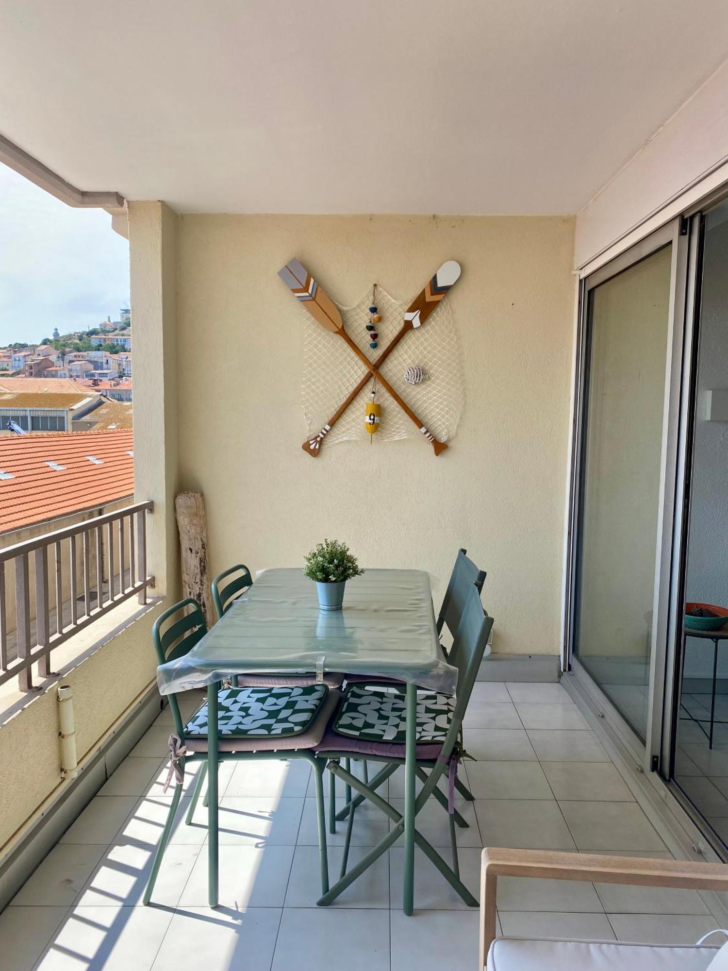 Escale Paisible A Sete, Belle Terrasse Vue Sur Mer Exterior photo